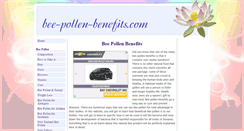 Desktop Screenshot of bee-pollen-benefits.com